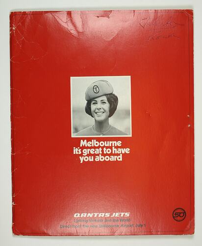 Souvenir Folder - 'Qantas Jets, Linking Victoria to the World Direct from the New Melbourne Airport', 1 Jul 1970