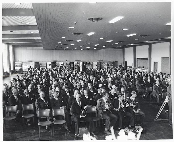 Photograph - Kodak Australasia Pty Ltd, Audience at the Official Opening of the Kodak Factory, Coburg, 1961