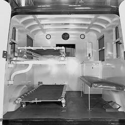 Negative - International Harvester, D2 Motor Ambulance Interior (Presentation), RAAF, 1940