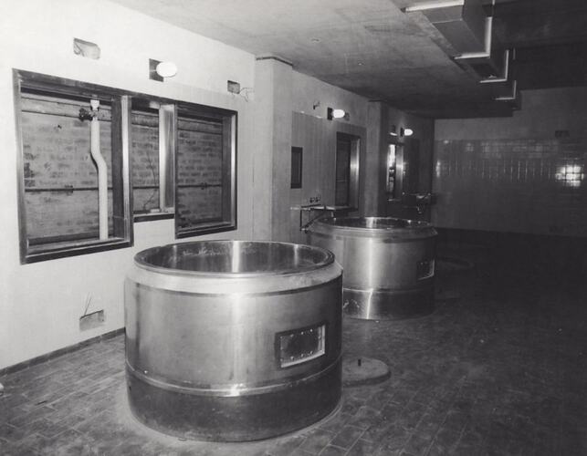 Photograph - Kodak Australasia Pty Ltd, Interiro View of tthe Finishing Room, Building 2 Emulsion Making, Kodak Factory, Coburg, 1959