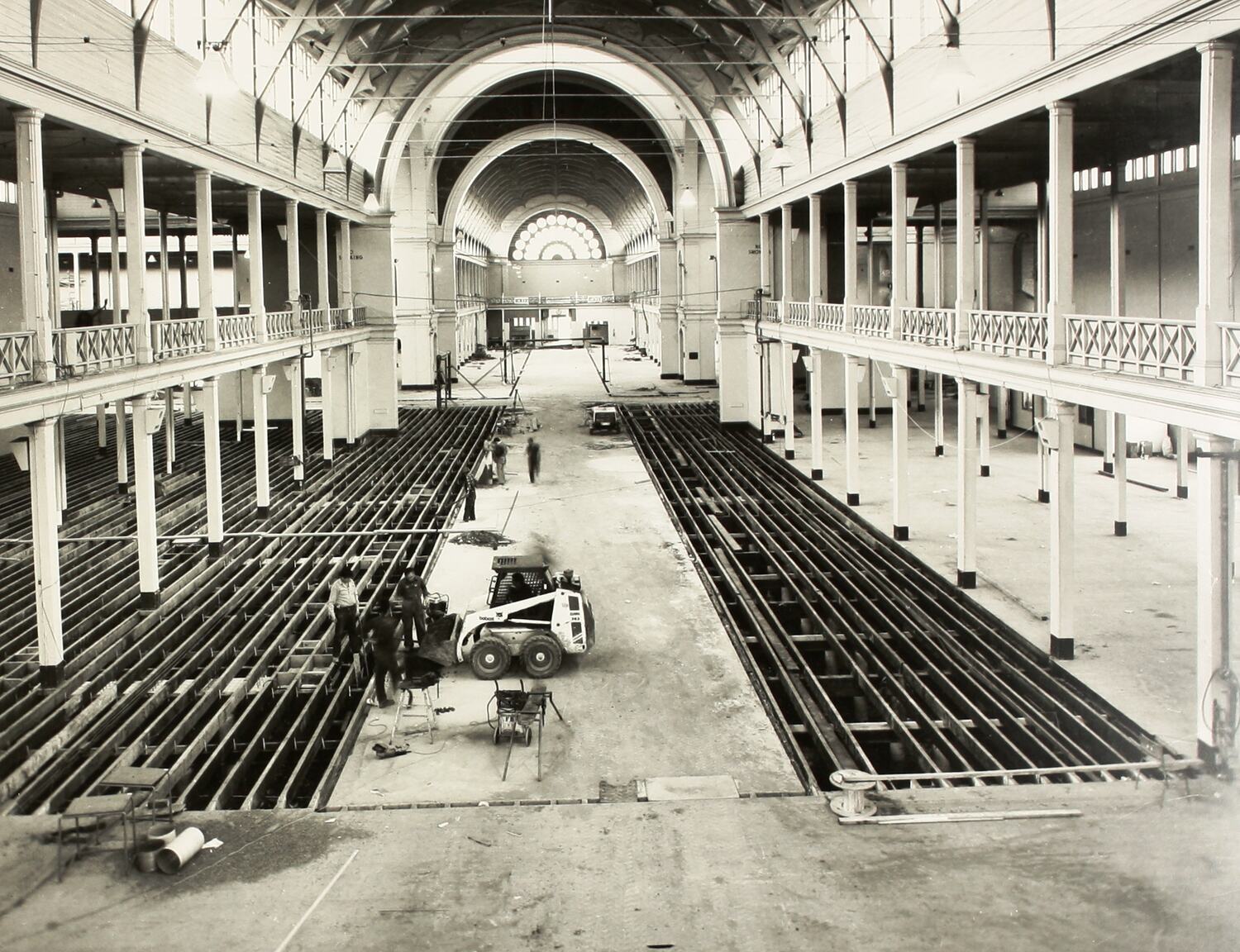 Photograph - Programme '84, Timber Floor Replacement In The Great Hall 