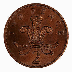 Coin - 2 Pence, Elizabeth II, Great Britain, 1985 (Reverse)