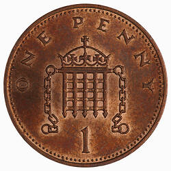 Coin - 1 Penny, Elizabeth II, Great Britain, 1983 (Reverse)