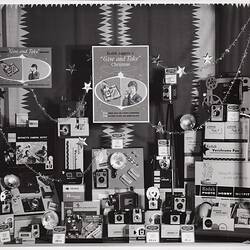Photograph - Kodak, Shopfront Display, 'Kodak Suggests a Give and Take Christmas'