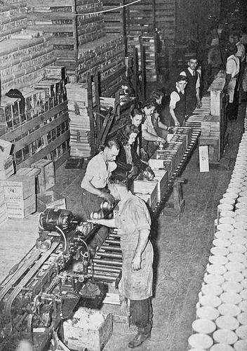 Canning Factory in the Goulburn Valley from Australia Today, 27 Oct 1947