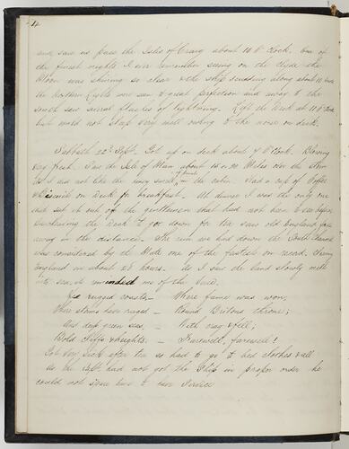 Diary - David Yuile, Scotland to Victoria, via New Zealand, SS 'City of Dunedin' & SS 'Albion', 1872