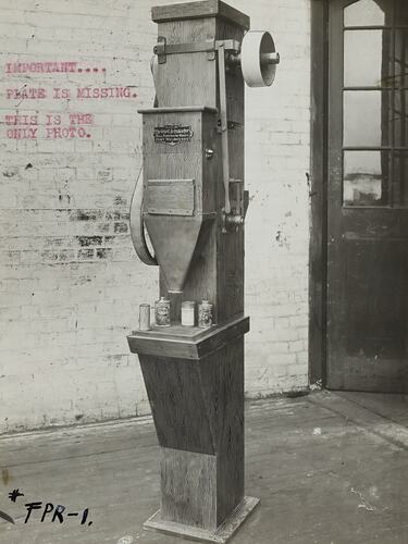 Photograph - Schumacher Mill Furnishing Works, 'Premier Package Filling Machine', Port Melbourne, Victoria, circa 1940s