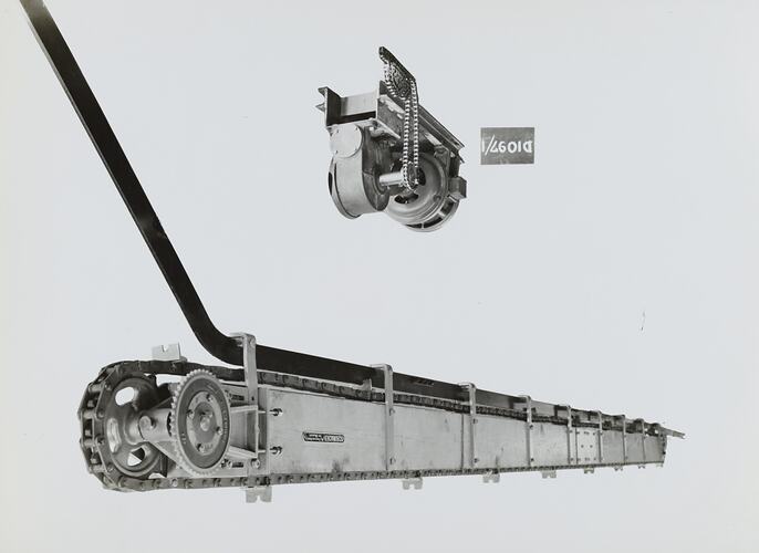 Photograph - Schumacher Mill Furnishing Works, 'Carcass Elevator', Port Melbourne, Victoria, 1939