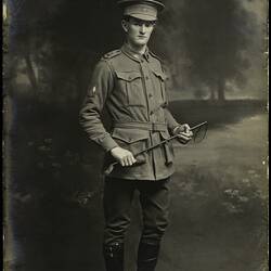Digital Photograph - Sapper Alfred George Finlay Galbraith, World War I, circa 1915