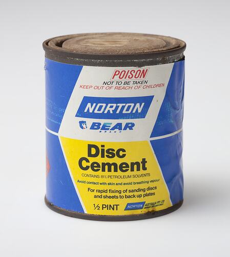 Tin - Norton Australia Pty.Ltd., Disc Cement, circa 1970-1990