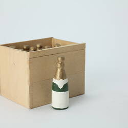 Crate of Bottles - Champagne, Cellar, Doll's House, 'Pendle Hall', 1940s