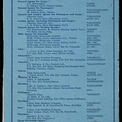 Passage Ticket - RHMS Patris, Issued to Fani Nitsou, Piraeus to Melbourne, 1964