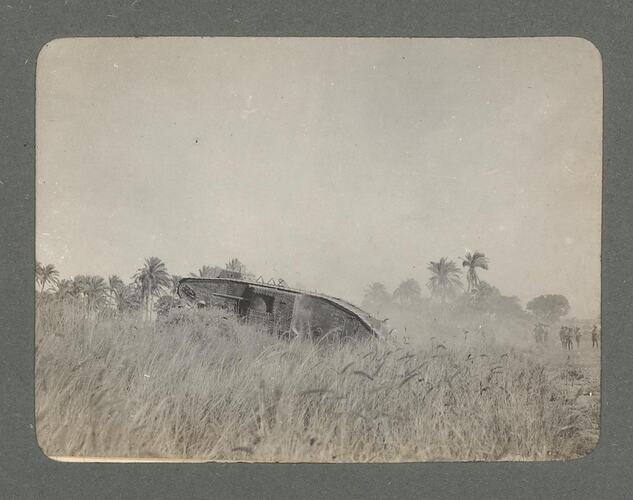 Photograph - Tank, Middle East, World War I, circa 1918