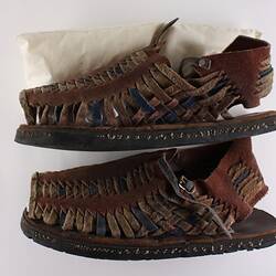 Shoes - 'Treads', Black, Brown & Cream, 1975-1978