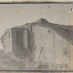 Photograph - Tank, Somme, France, Sergeant John Lord, World War I, 1916
