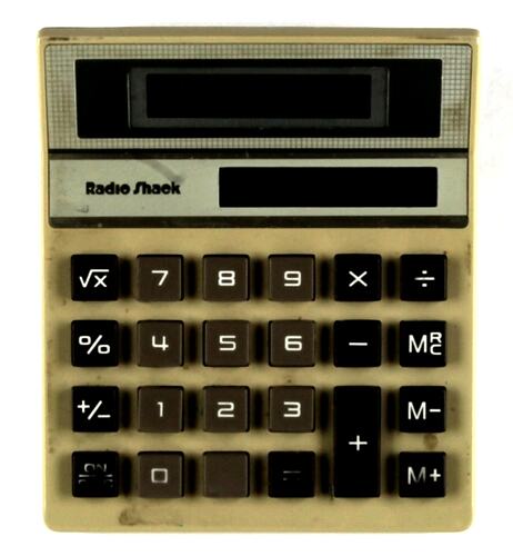 checkbook calculator radio shack