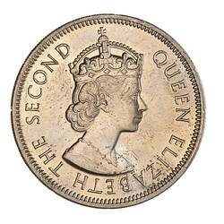 Coin - 1 Dollar, Hong Kong, 1974