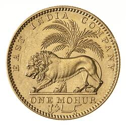 Coin - 1 Mohur, East India Company, India, 1841