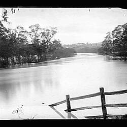 Glass Negative - River, by A.J. Campbell, Victoria, circa 1900