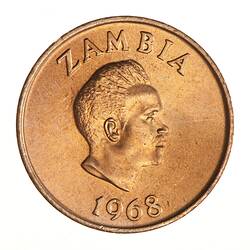Coin - 2 Ngwee, Zambia, 1968