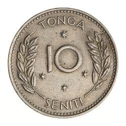 Coin - 10 Seniti, Tonga, 1967