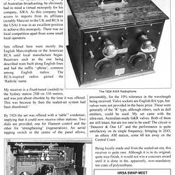 Article about the AWA Radiophone