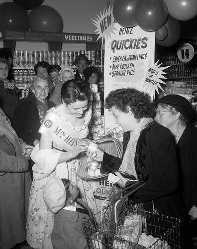H. J. Heinz Co Pty Ltd, Supermarket Promotion, Melbourne, Victoria, 1956