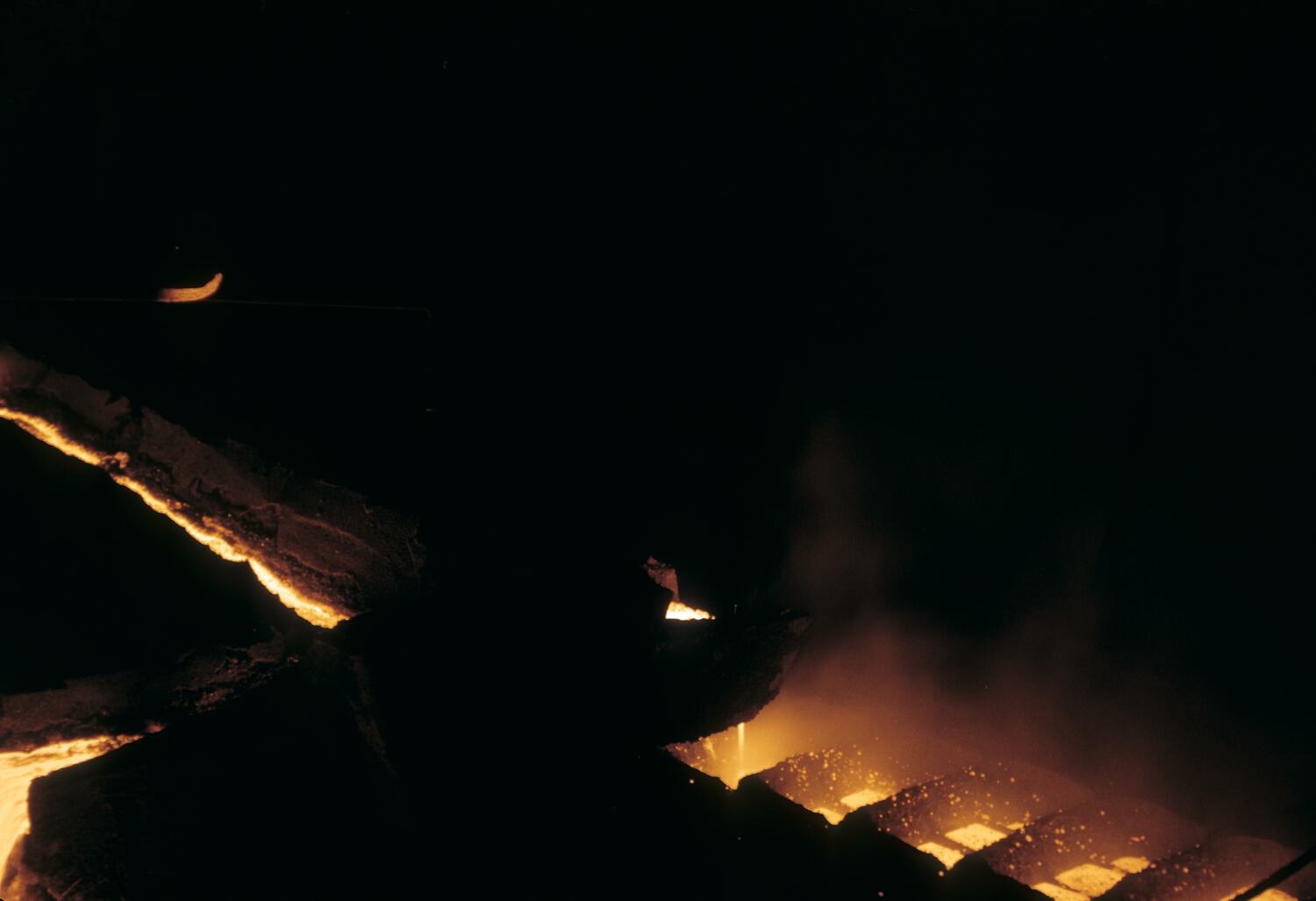 Slide - Pig Iron Ingots Coming Off Pig Mill, Whyalla, South Australia ...