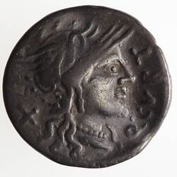 Coin - Denarius, Q. CVRTI, M. SILA, Ancient Roman Republic, 116-115  BC