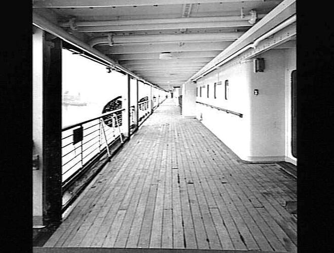 Ship deck. Long view.