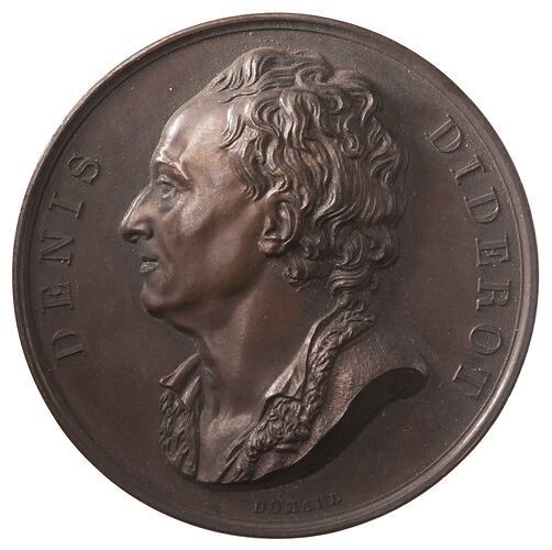 Medal - Denis Diderot, France, 1817