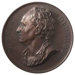 Medal - Denis Diderot, France, 1817