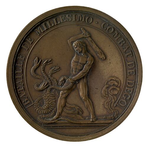 Medal - Battle of Millesimo, Napoleon Bonaparte (Emperor Napoleon I), France, 1796
