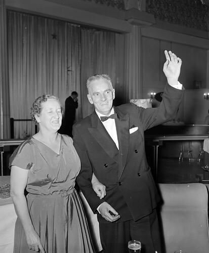 Shell Co, Portrait at Ball, St Kilda, Victoria, Jul 1958