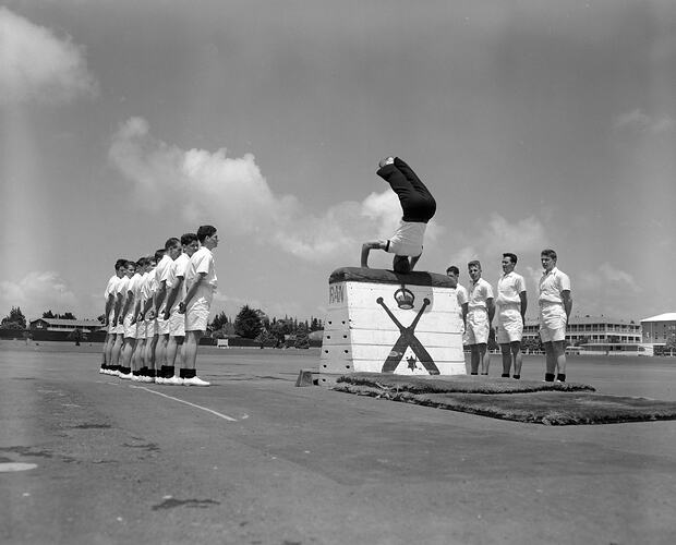 Royal Australian Navy, Sailors Training, Flinders Naval Depot, Crib Point, Victoria, Dec 1957