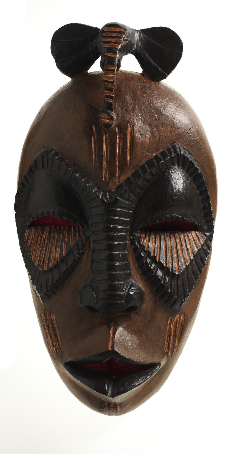 Mask - Traditional Elephant Man, Carved Wood, Shepparton, 2011