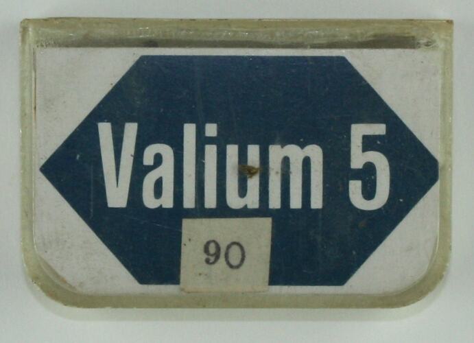 Drug - Valium 5 (Diazepam), Roche Australia, circa 1963