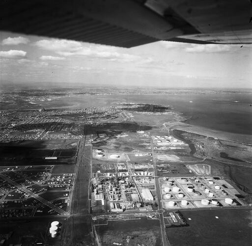 Negative - Aerial View of the Altona Oil Refinery, Victoria, circa 1964