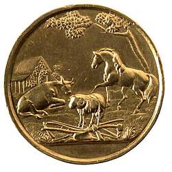 Medal - Port Phillip Farmers Association Prize (1856), Australia (Obverse)