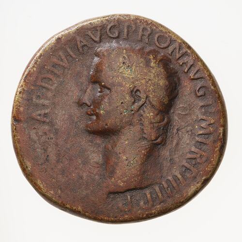 Coin - Sestertius, Emperor Gaius, Ancient Roman Empire, 40-41 AD