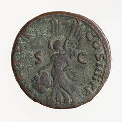 Coin - As, Emperor Trajan, Ancient Roman Empire, 101-102 AD