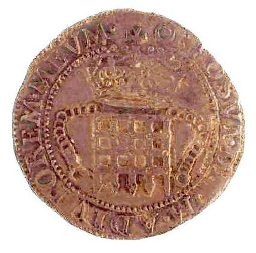 Coin - 2 Testerns, Elizabeth I, Great Britain, 1601 (Obverse)