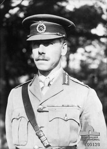Major General Sir Julius Bruche, Commandant, Royal Military College, Duntroon 1931