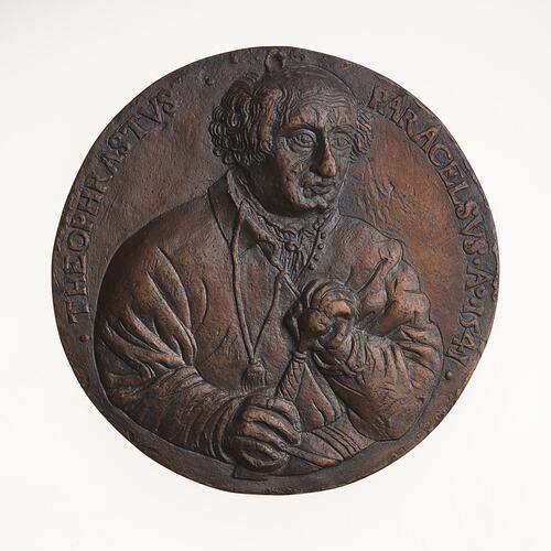 Electrotype Medal Replica - Theophrastus Paracelsus, 1541