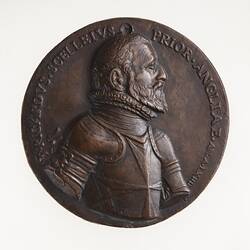 Electrotype Medal Replica - Richard Shelley (Arms & motto 1)