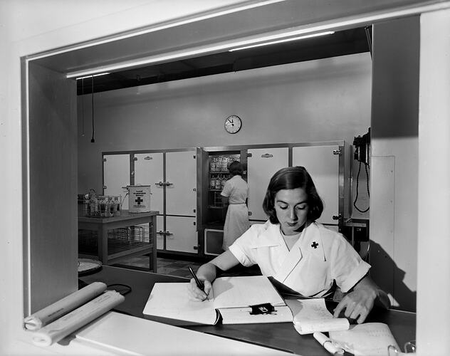 Australian Red Cross Society, Blood Bank Laboratory, Victoria, 05 May 1959