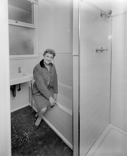 Phelan Ready Built Home, Bathroom Interior, Mount Martha, Victoria, 13 May 1959