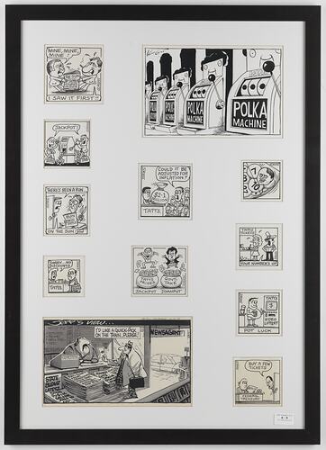 Cartoons - Australian Newspaper, Gambling