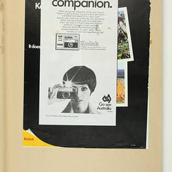 Scrapbook - Kodak Australasia Pty Ltd, Advertising Clippings, 'Consumer Markets/Miscellaneous', 1966 - 1972, Coburg