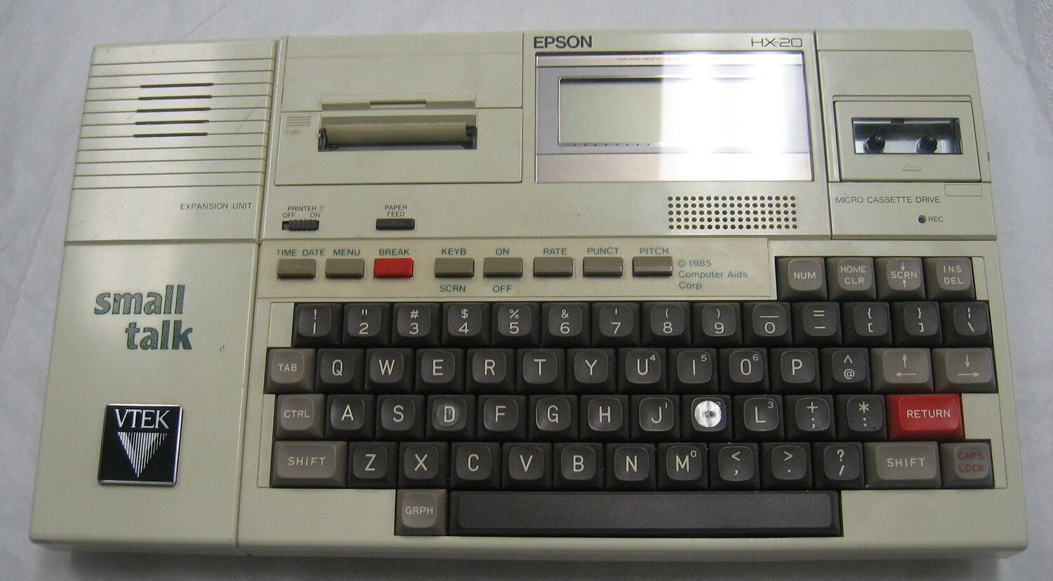 Talking Typewriter Epson, Model HX20, 1980s